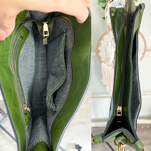 GREEN Guitar Strap Crossbody Bag - Picture 5 of 5